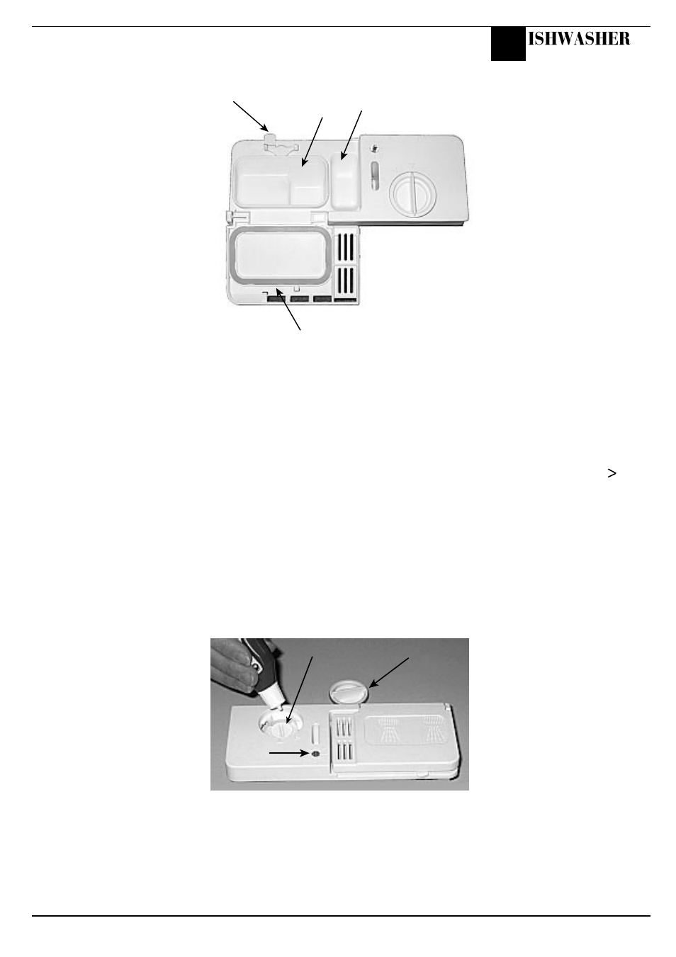 Before using your dishwasher, Ishwasher | Hotpoint BFV620 User Manual | Page 11 / 20