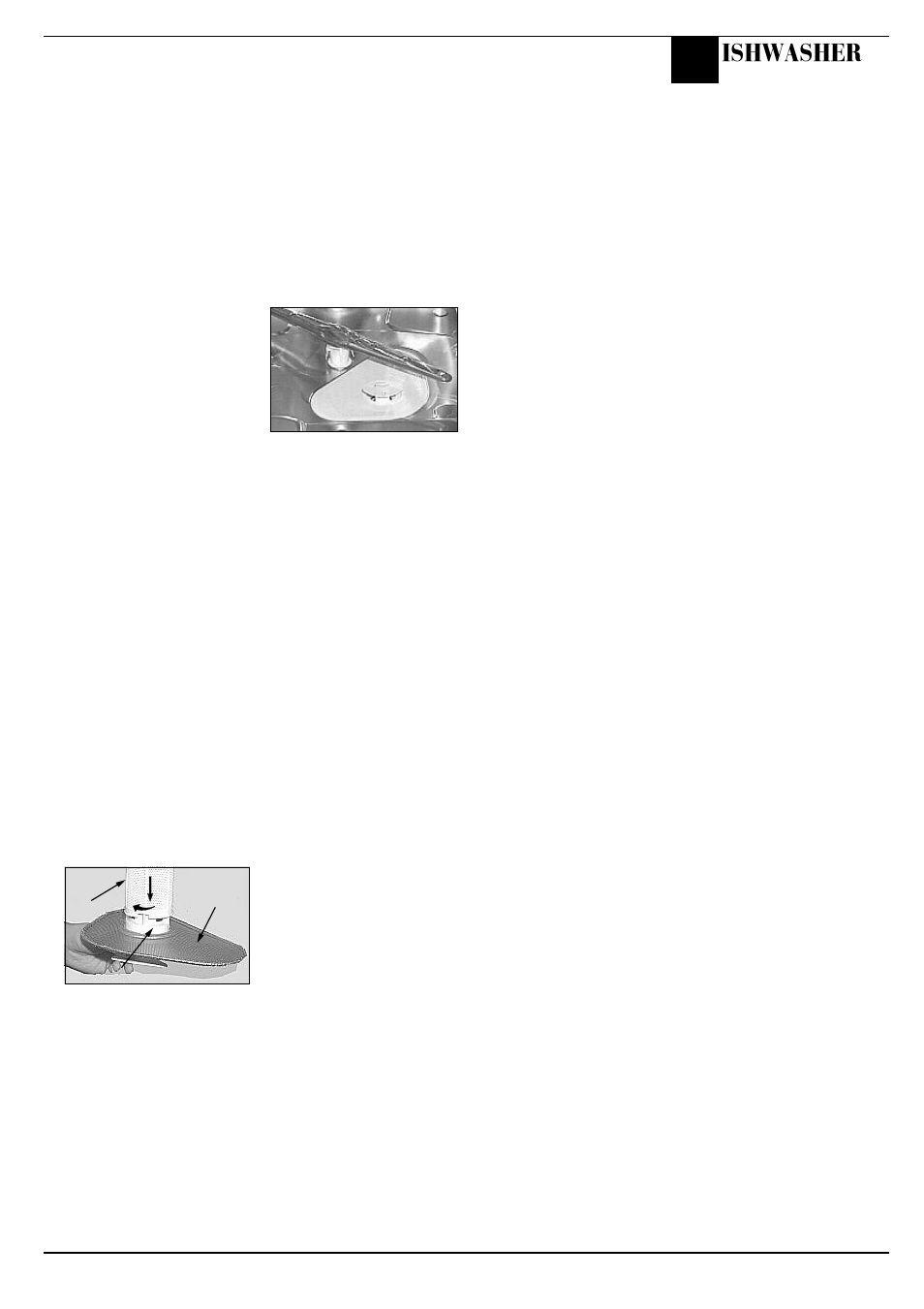 Care and cleaning, Ishwasher | Hotpoint BFV620 User Manual | Page 13 / 20