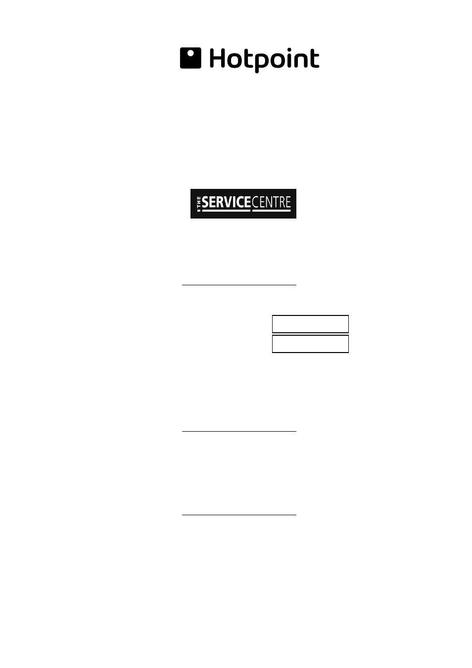 Key contacts, After sales service | Hotpoint BFV620 User Manual | Page 20 / 20