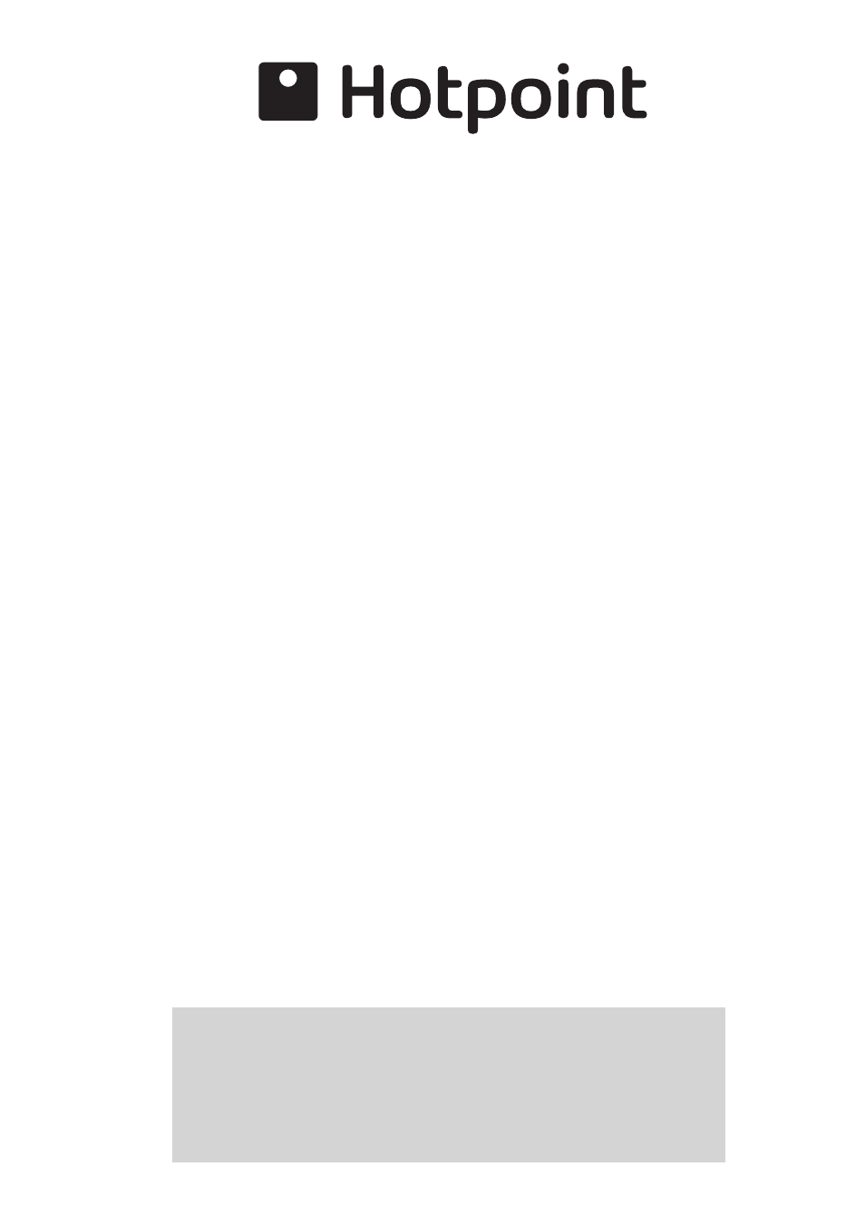 Hotpoint EG600P User Manual | 20 pages
