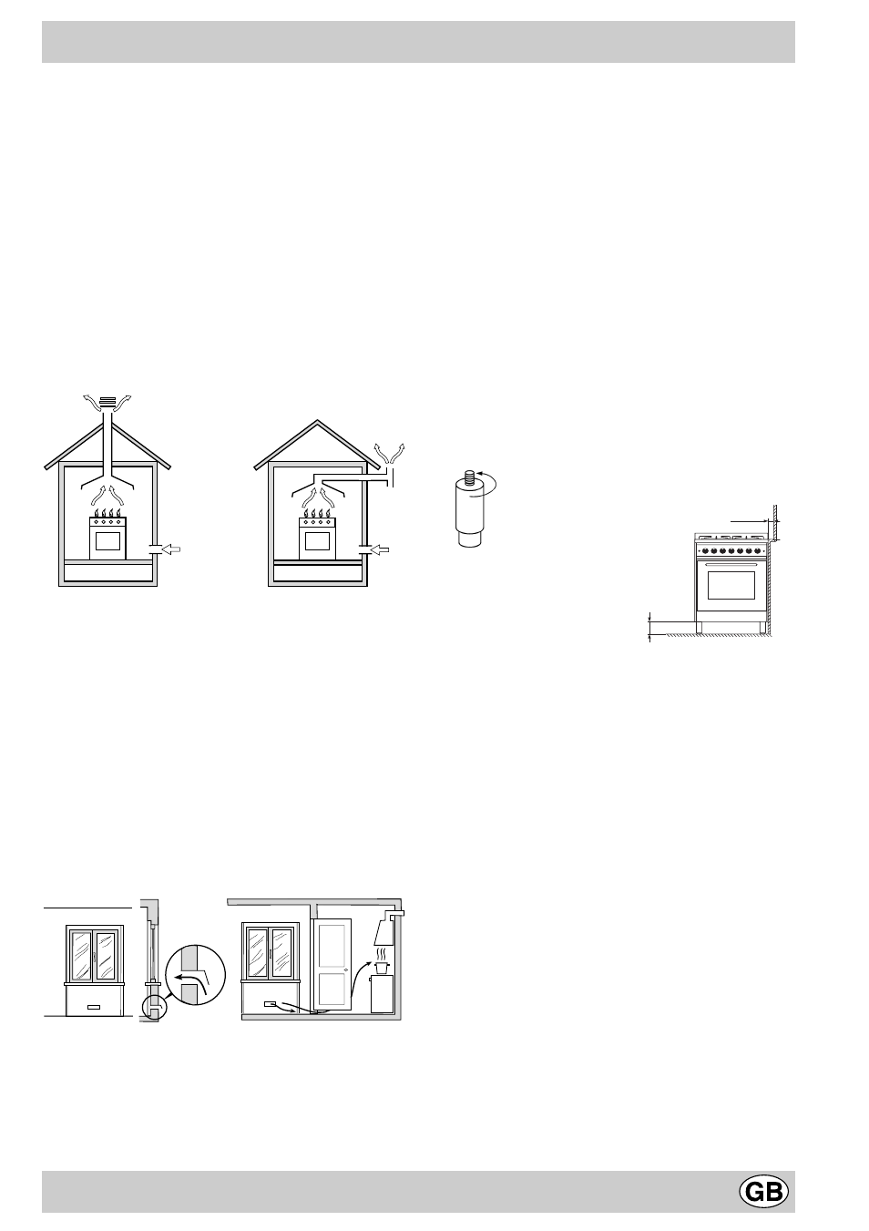 Instructions for installation | Hotpoint EG600P User Manual | Page 3 / 20