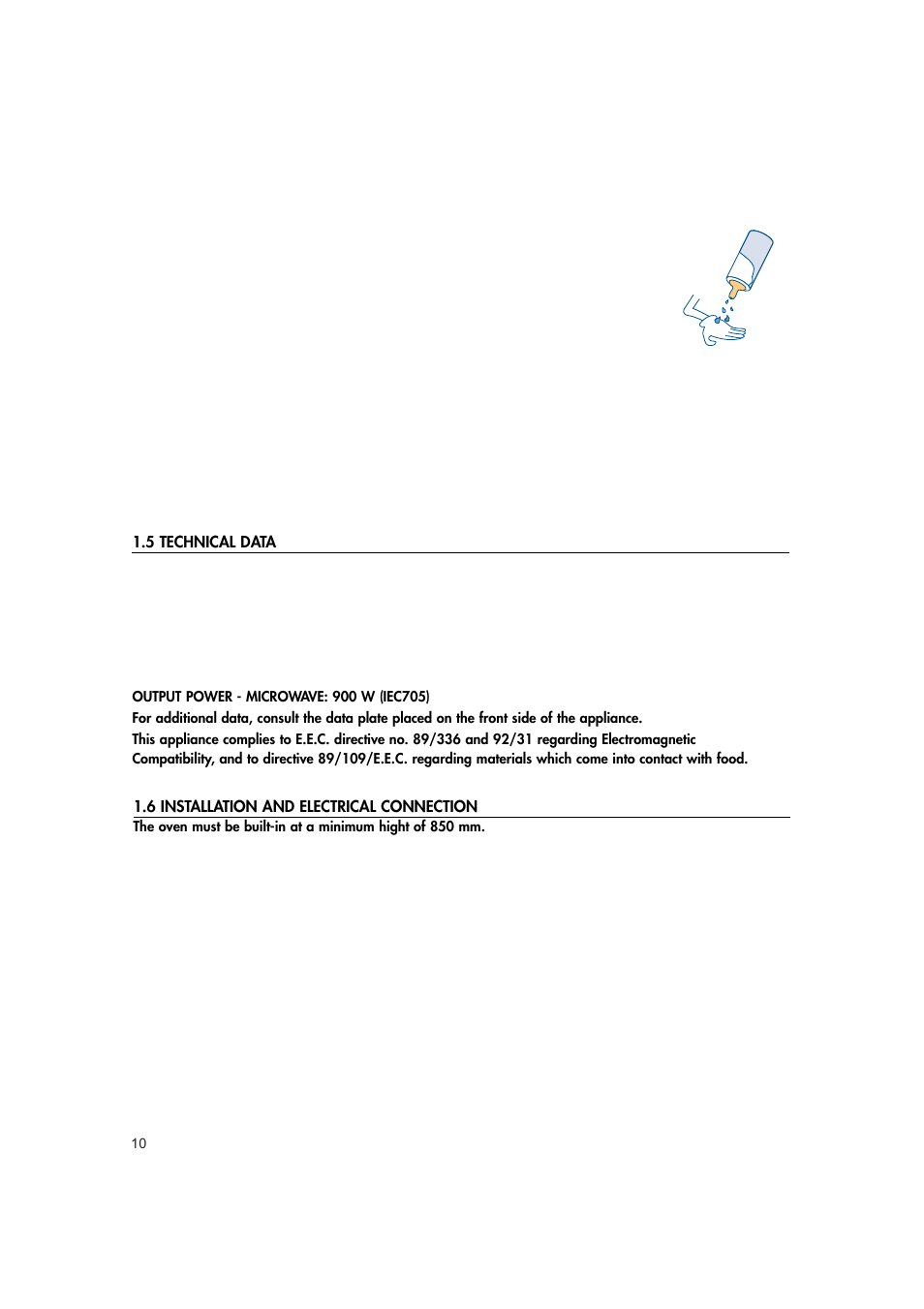 Hotpoint MWH221 User Manual | Page 10 / 36