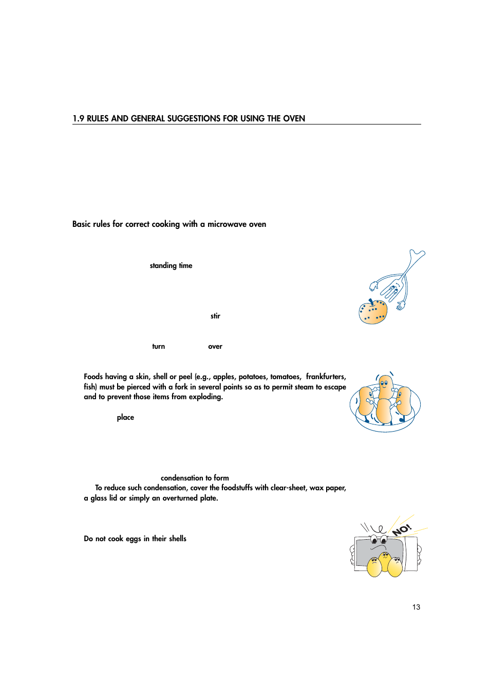Hotpoint MWH221 User Manual | Page 13 / 36