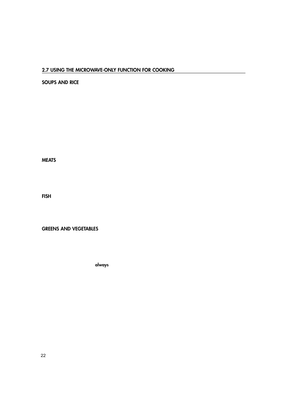 Hotpoint MWH221 User Manual | Page 22 / 36