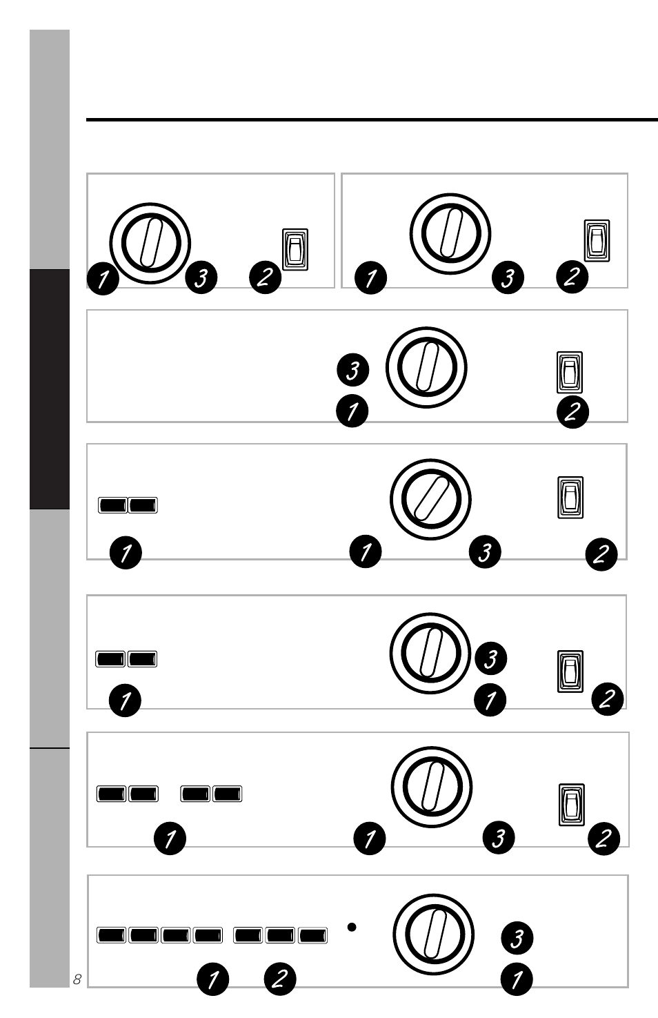 Control panel, About the dishwasher control panel, Model hda1100 | Hotpoint HDA3430 User Manual | Page 8 / 32