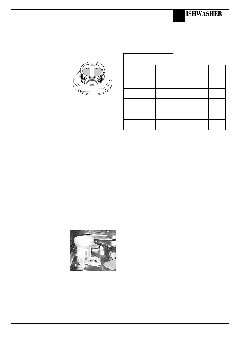 Before using your dishwasher, Ishwasher | Hotpoint BFQ 700 User Manual | Page 11 / 20