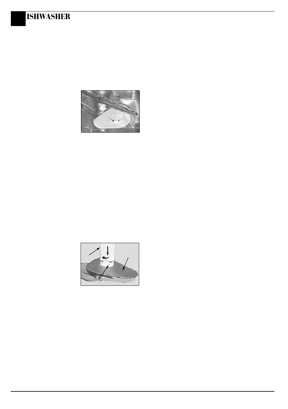 Care and cleaning, Ishwasher | Hotpoint BFQ 700 User Manual | Page 14 / 20