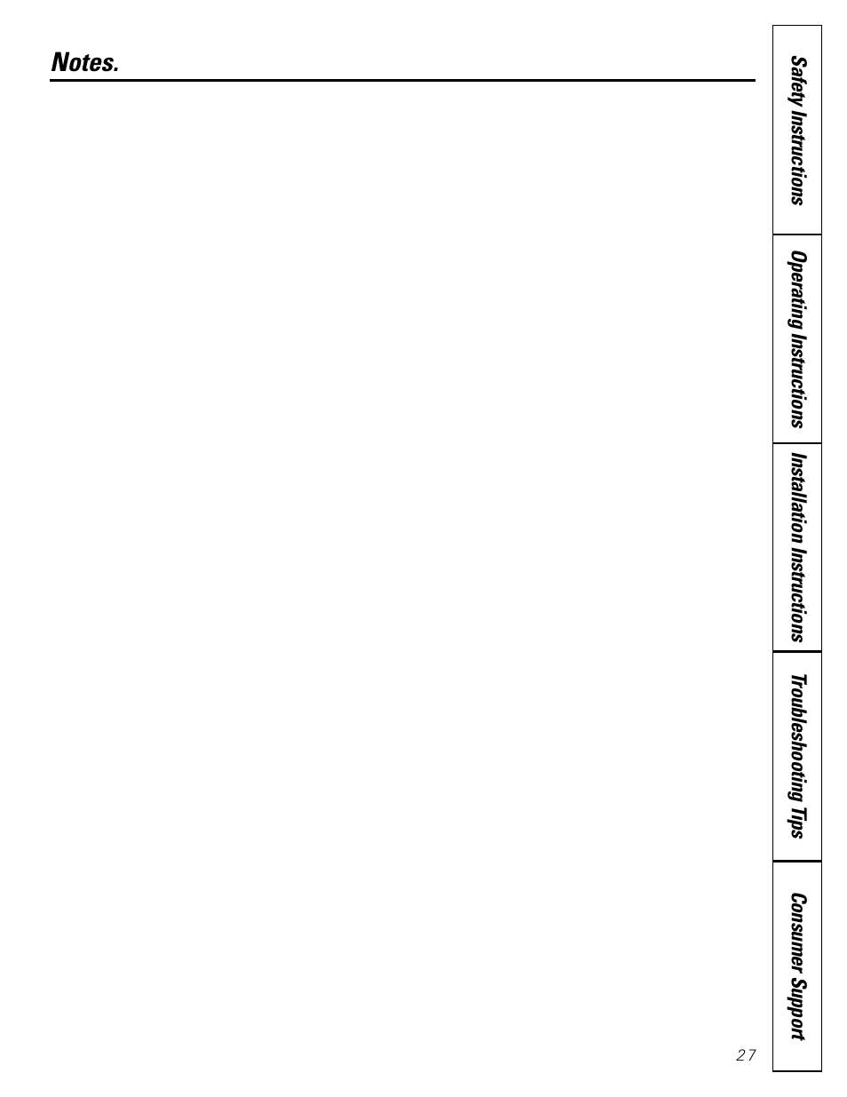 Hotpoint 15 User Manual | Page 27 / 32