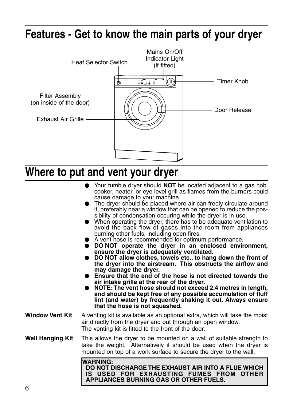 Hotpoint V3D00 User Manual | Page 6 / 16