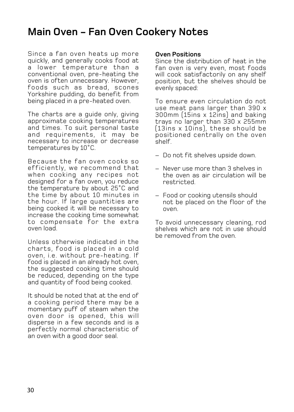 Hotpoint BD62 BD52 User Manual | Page 30 / 48