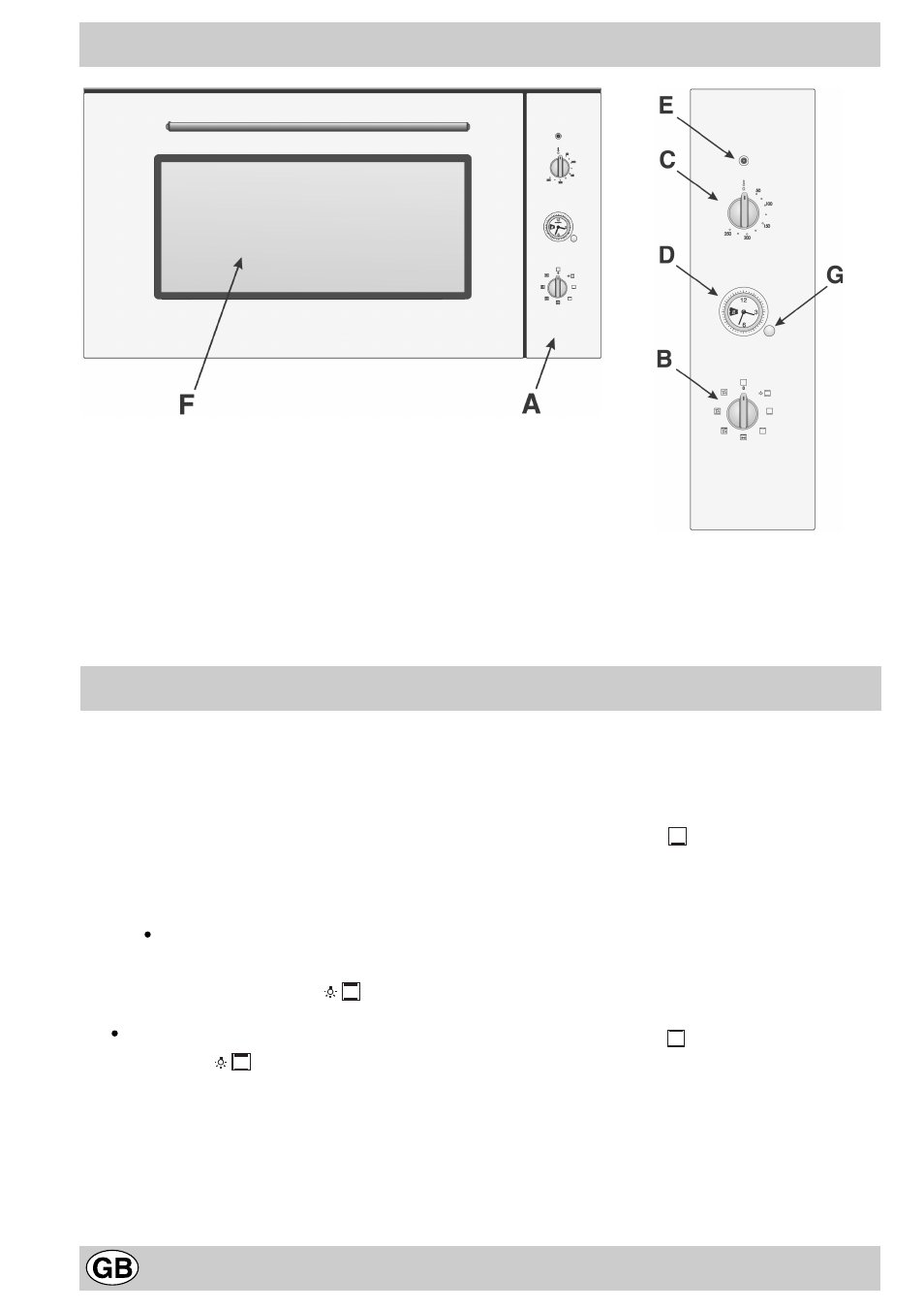 Know your oven, The controls | Hotpoint SX995X User Manual | Page 6 / 16