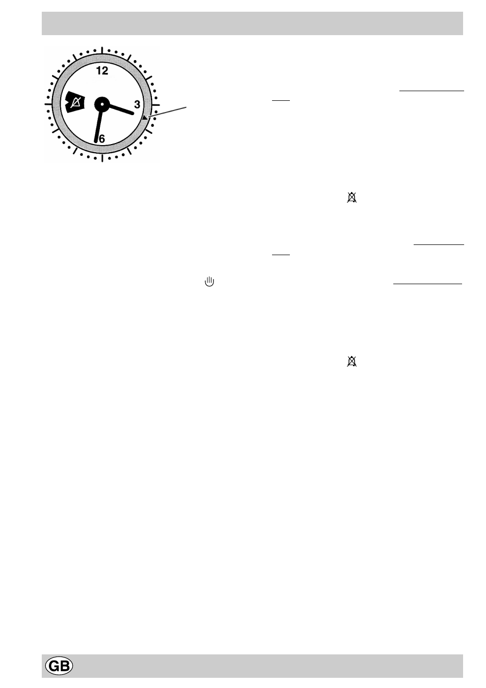 Analogue programmer for start/end cooking time | Hotpoint SX995X User Manual | Page 8 / 16