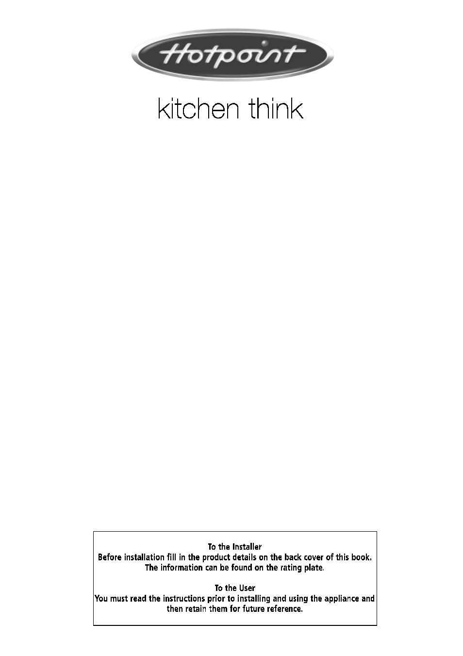 Hotpoint HCM60 User Manual | 20 pages
