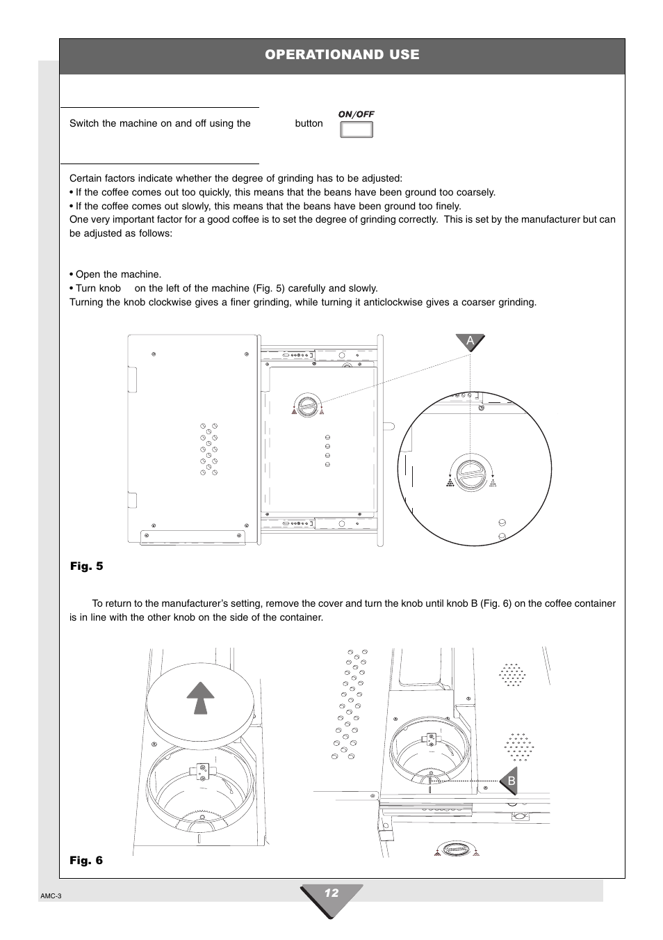 Operationand use | Hotpoint HCM60 User Manual | Page 12 / 20