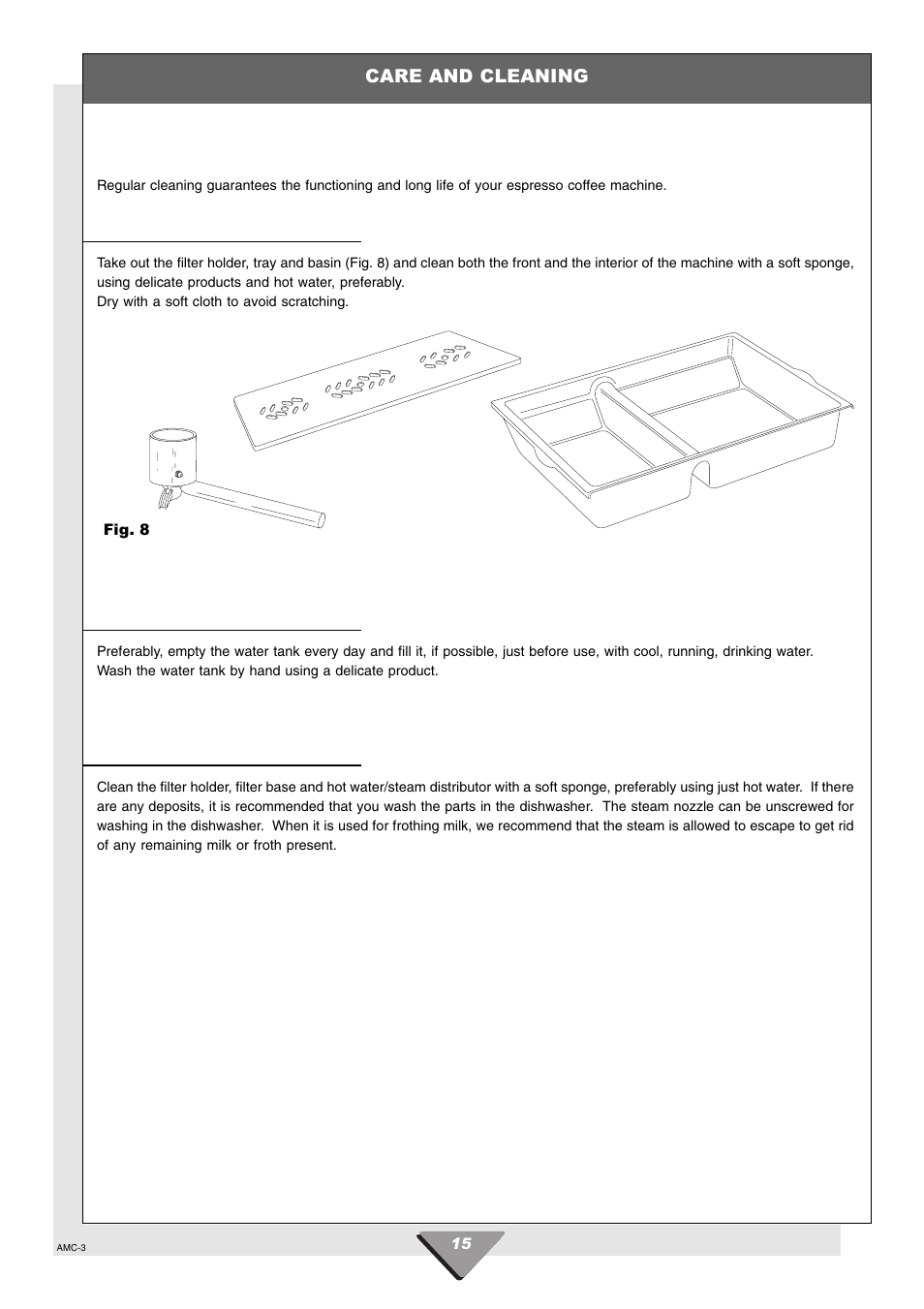 Care and cleaning | Hotpoint HCM60 User Manual | Page 15 / 20