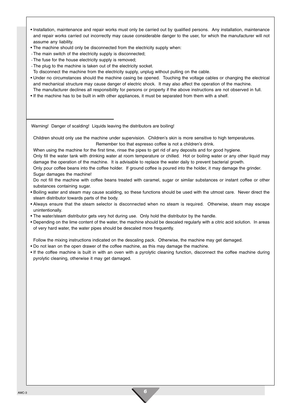 Hotpoint HCM60 User Manual | Page 6 / 20