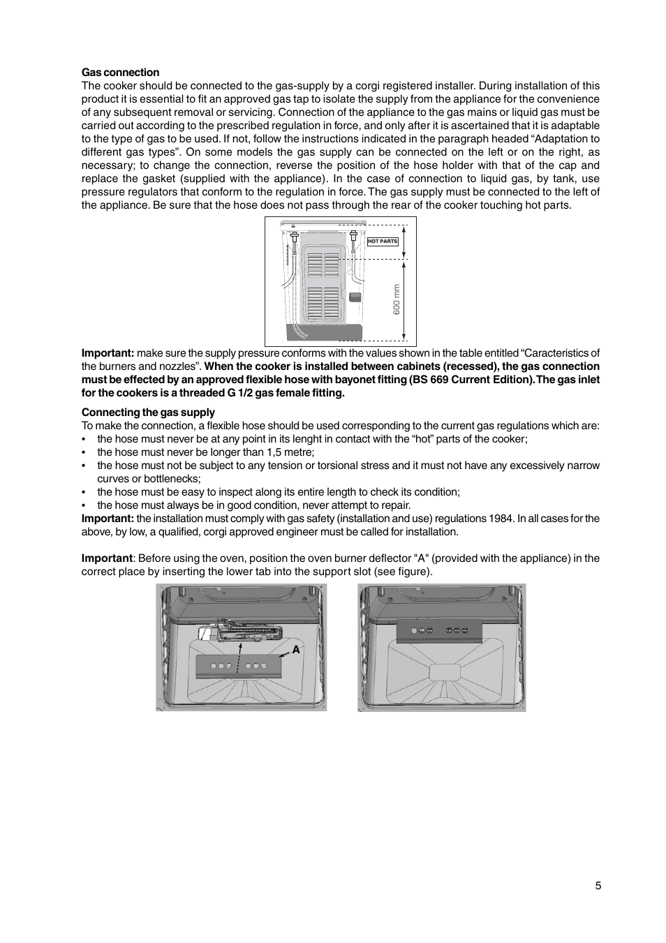 Hotpoint HW170GK User Manual | Page 5 / 24