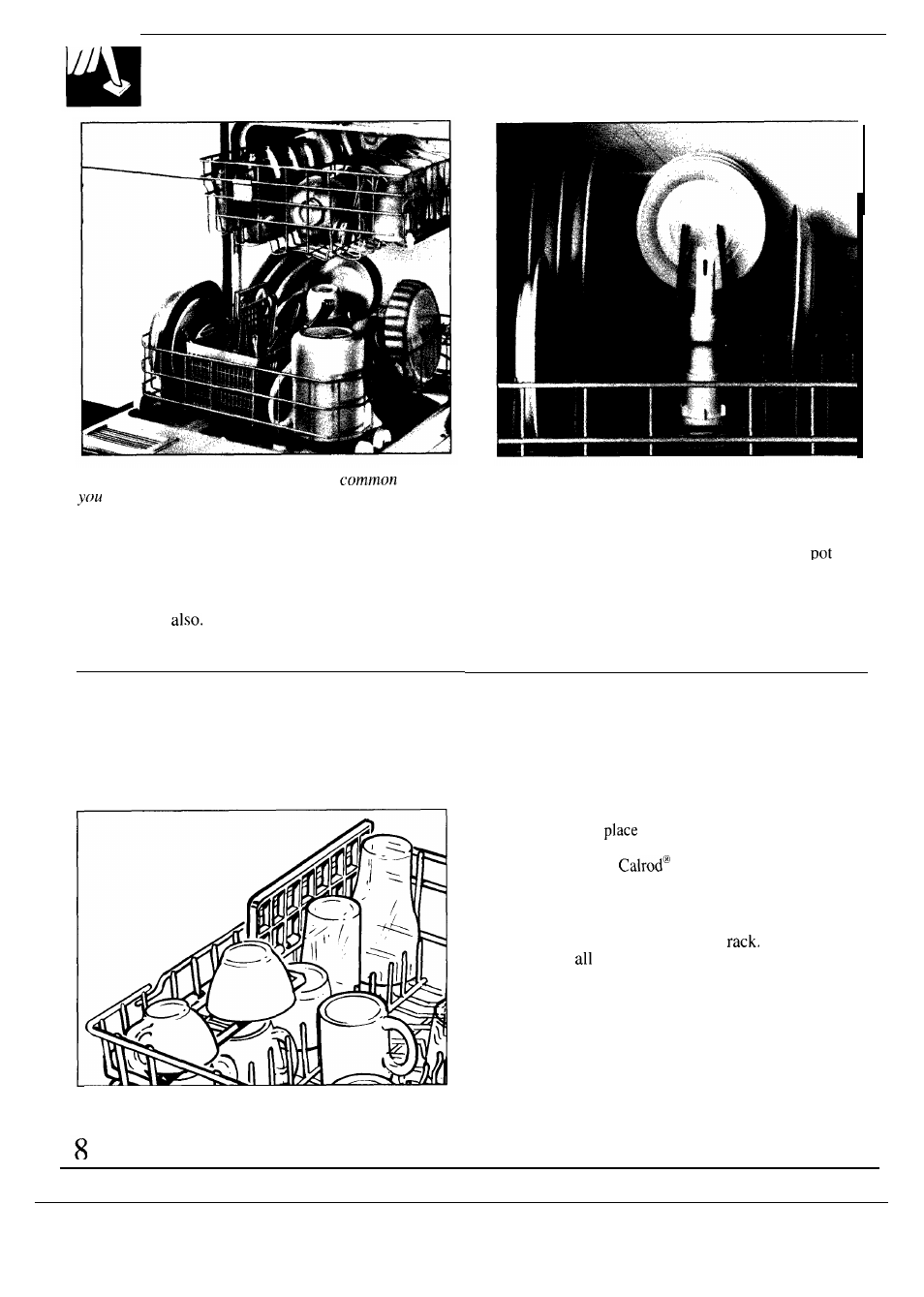 Loading, How to load your dishwasher, How to load the top rack | Hotpoint HDA750 User Manual | Page 8 / 20