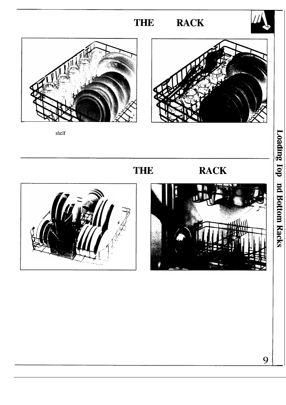How to load top, How to load bottom | Hotpoint HDA750 User Manual | Page 9 / 20