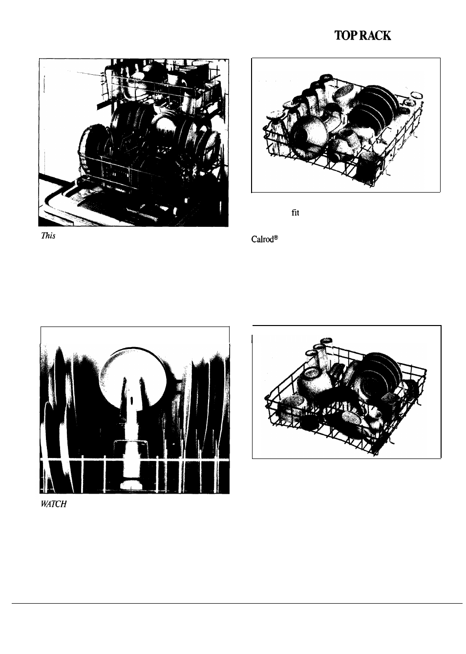 Loading, How to load your dishwasher how to load the | Hotpoint HDA950G User Manual | Page 8 / 20