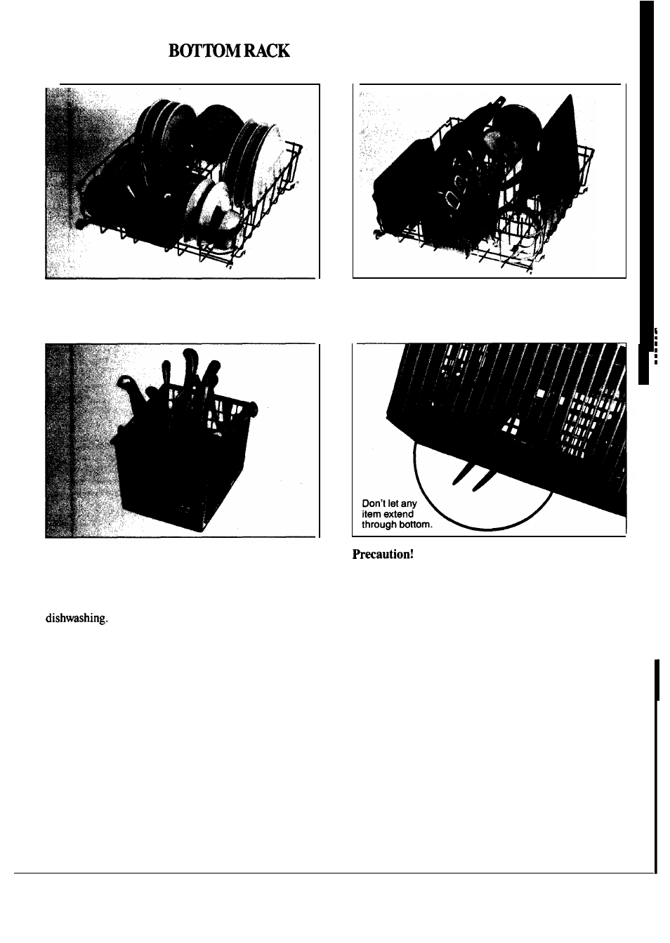 How to load the | Hotpoint HDA950G User Manual | Page 9 / 20