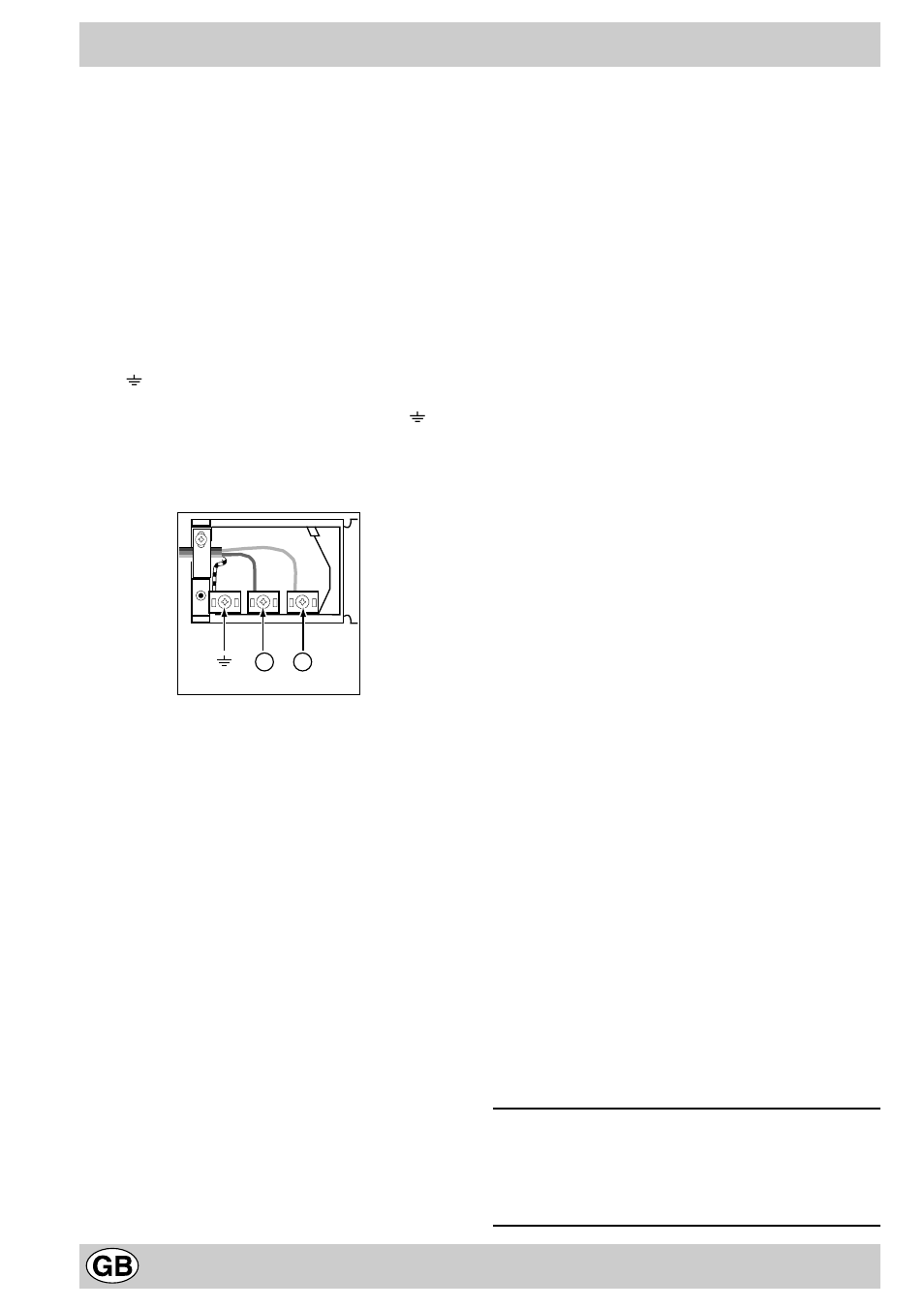 Electrical connection | Hotpoint BS43 User Manual | Page 12 / 16