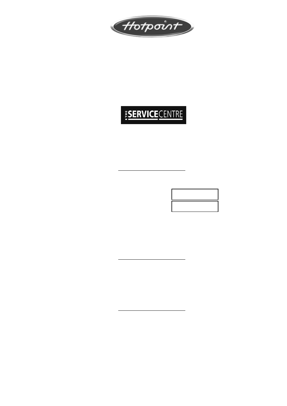 Key contacts, After sales service | Hotpoint BS43 User Manual | Page 16 / 16