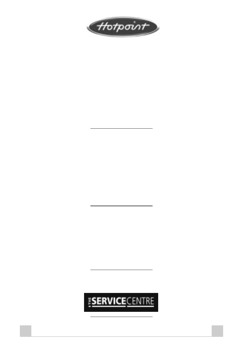 Gb 1 0, After sales service | Hotpoint HC9X User Manual | Page 10 / 12