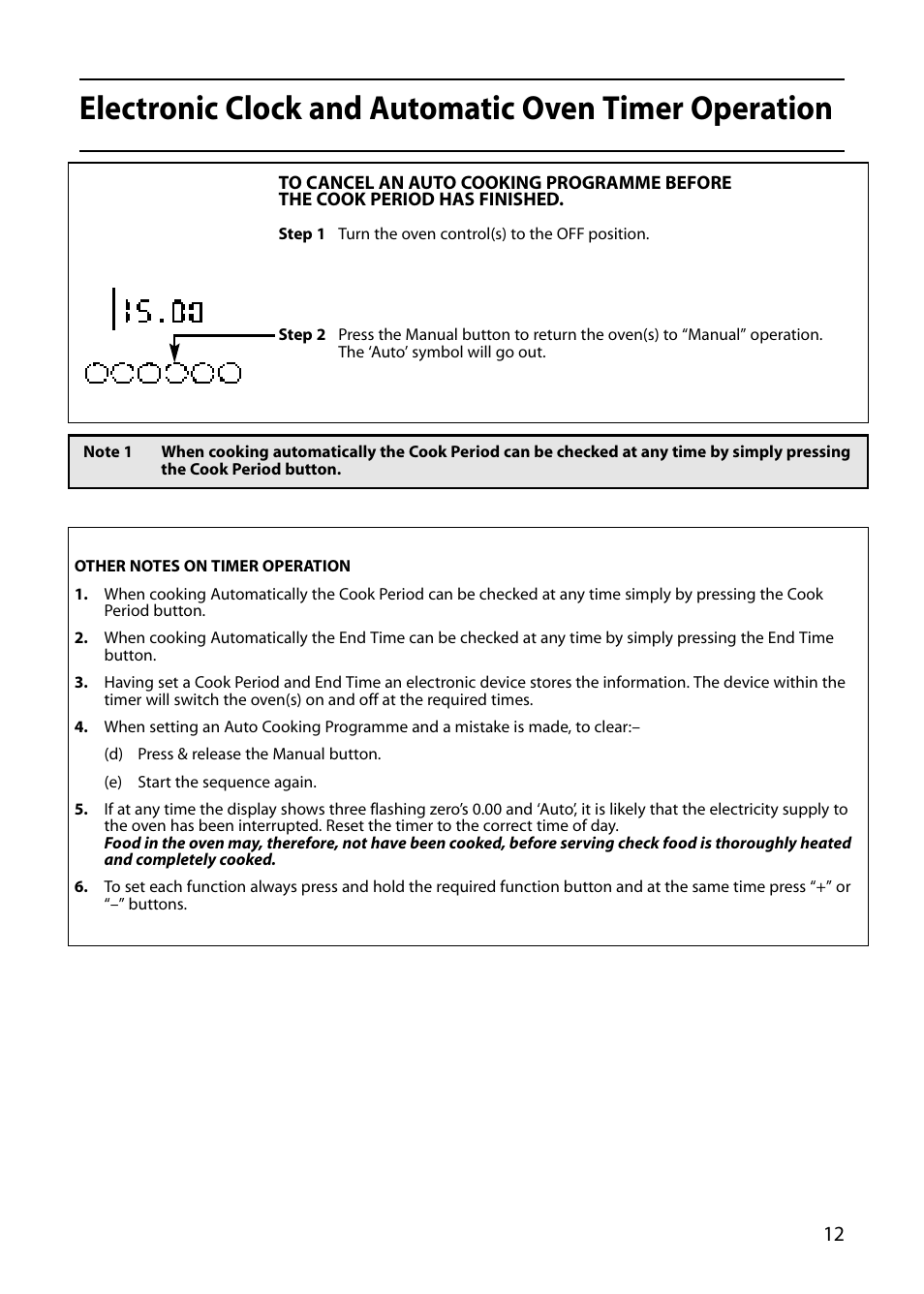 Hotpoint S420E User Manual | Page 13 / 36