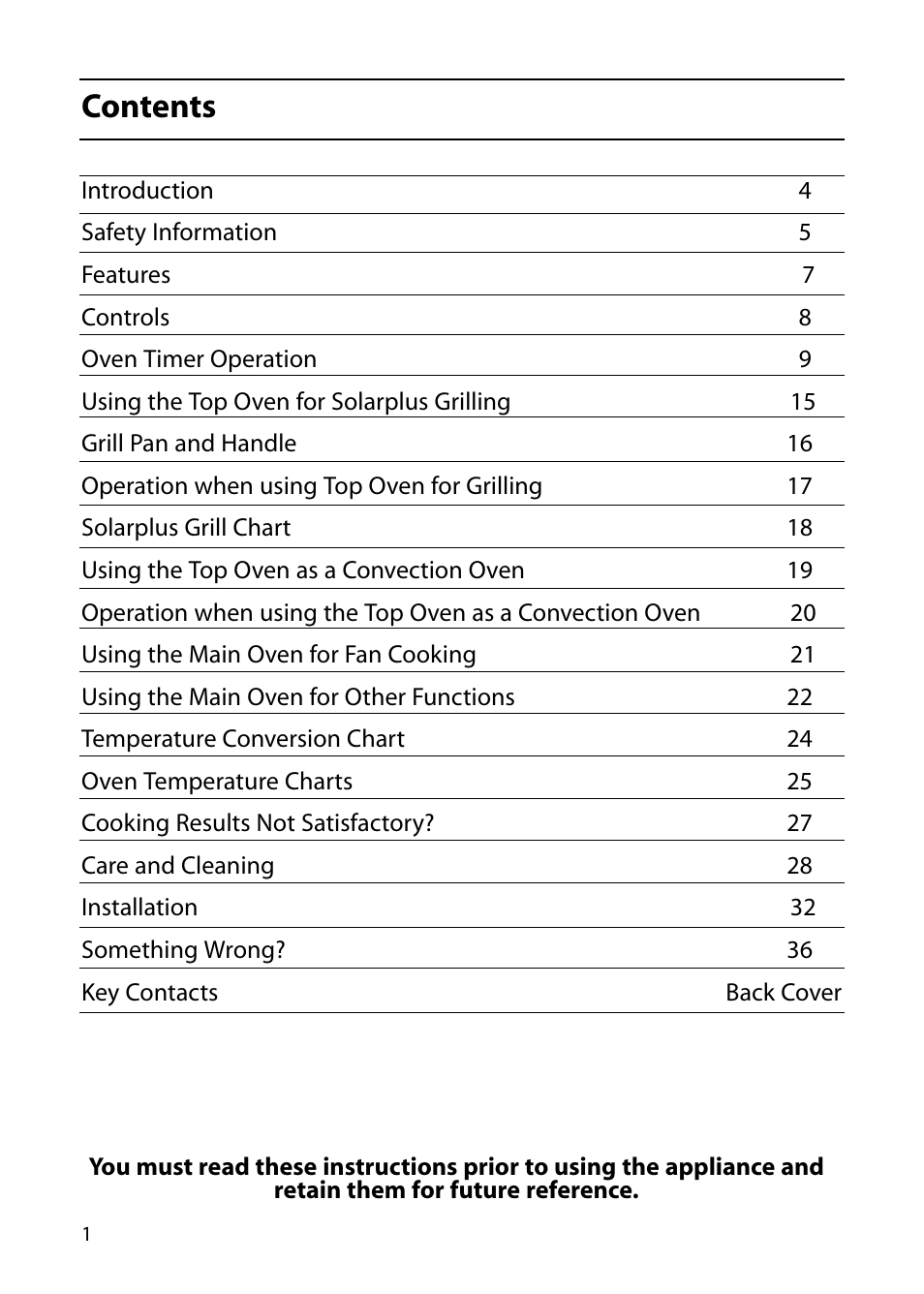 Hotpoint S420E User Manual | Page 2 / 36