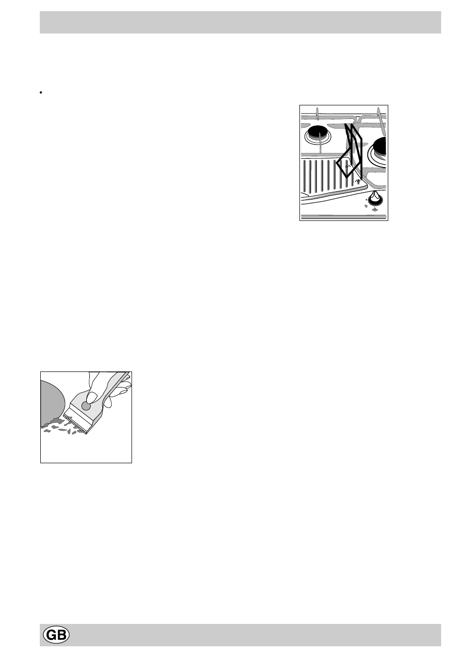 Care and cleaning | Hotpoint GF941 User Manual | Page 10 / 20