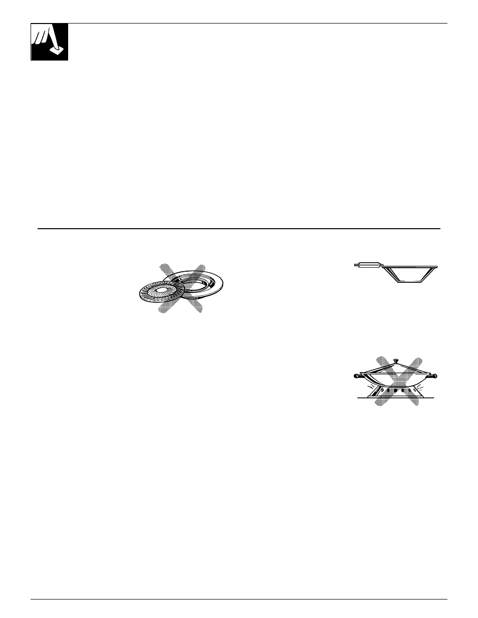 Cookware tips, 10 surface cooking | Hotpoint RGB744 User Manual | Page 10 / 56