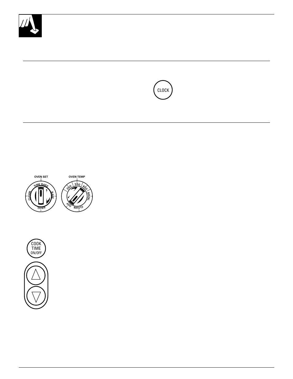 18 timed baking, How to time bake, How to set immediate start and automatic stop | Automatic oven timer (on models with press pads) | Hotpoint RGB744 User Manual | Page 18 / 56