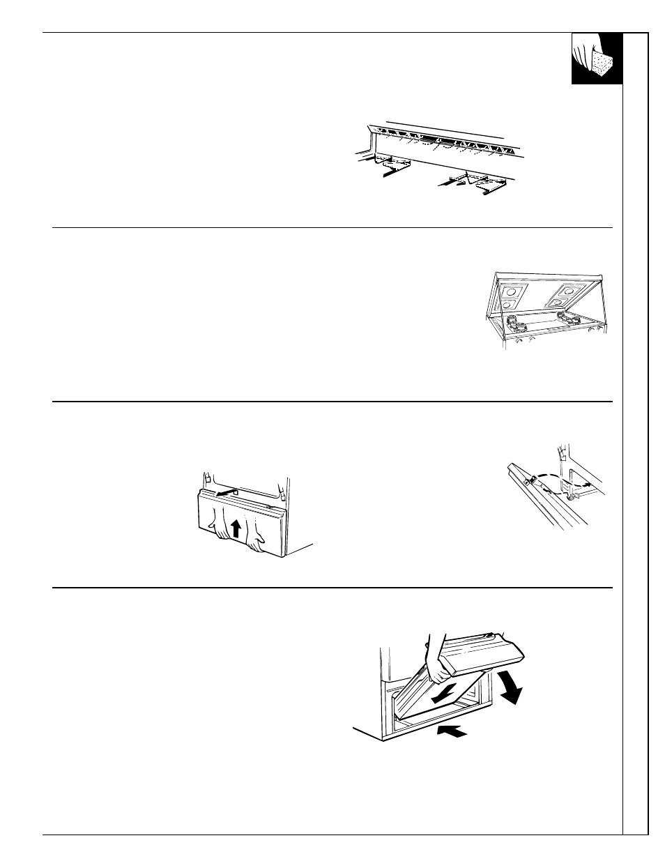 Car e and cleaning | Hotpoint RGB744 User Manual | Page 33 / 56