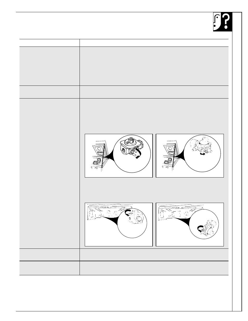 Before you call for service, Before you call for service 53, 54, Question? before you call for service | Befor e y ou call for service, Ab a b | Hotpoint RGB744 User Manual | Page 53 / 56