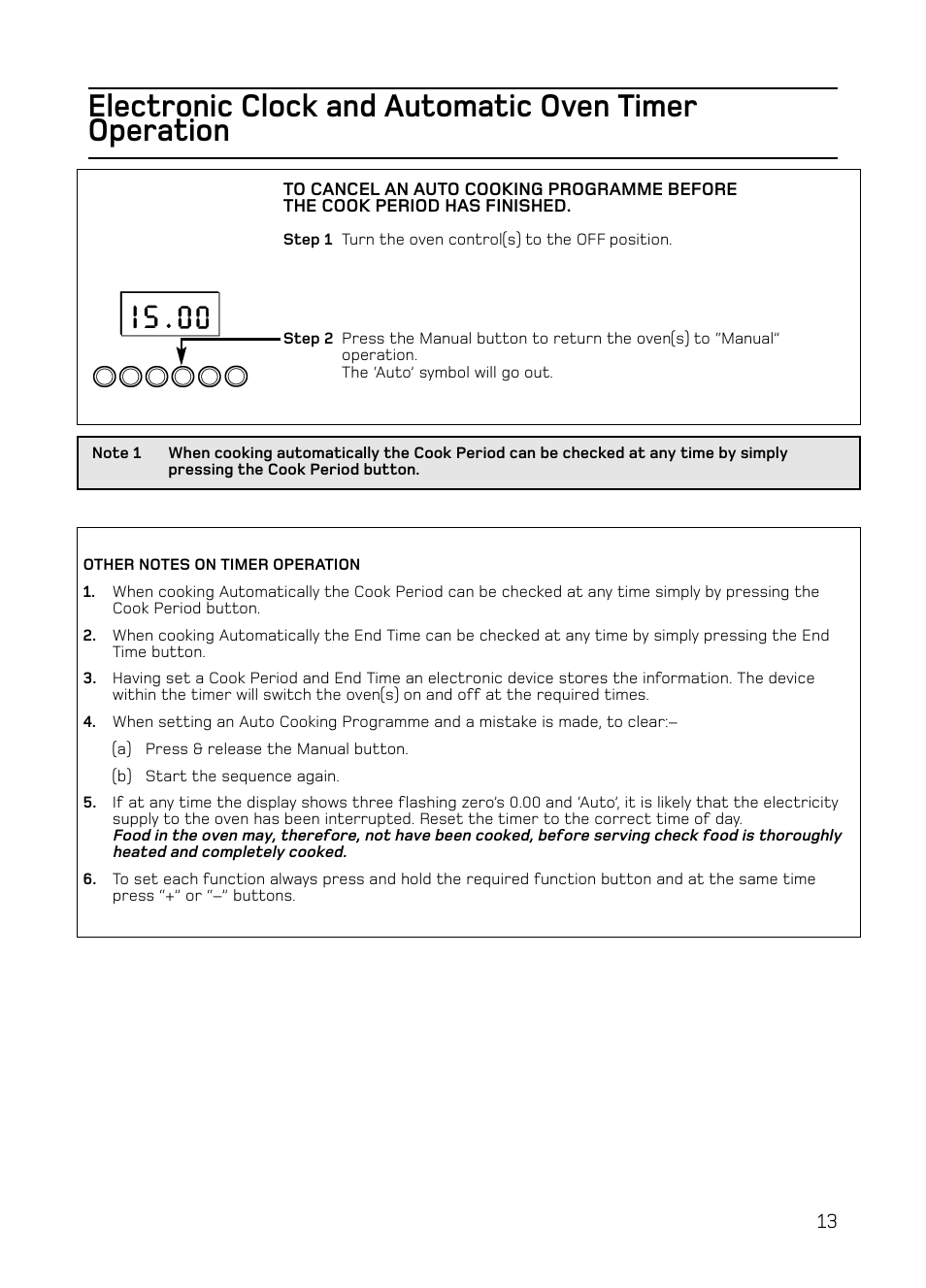 Hotpoint S130E Mk2 User Manual | Page 13 / 36