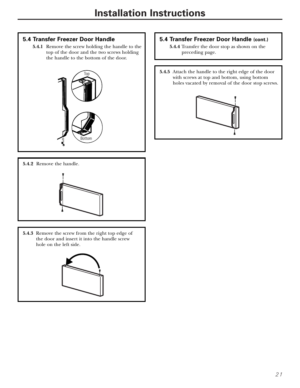 Installation instructions | Hotpoint 16 User Manual | Page 21 / 32