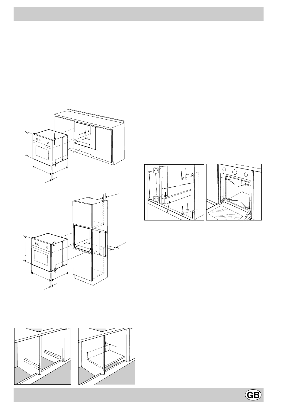 Instalation | Hotpoint SC 87EX User Manual | Page 13 / 20