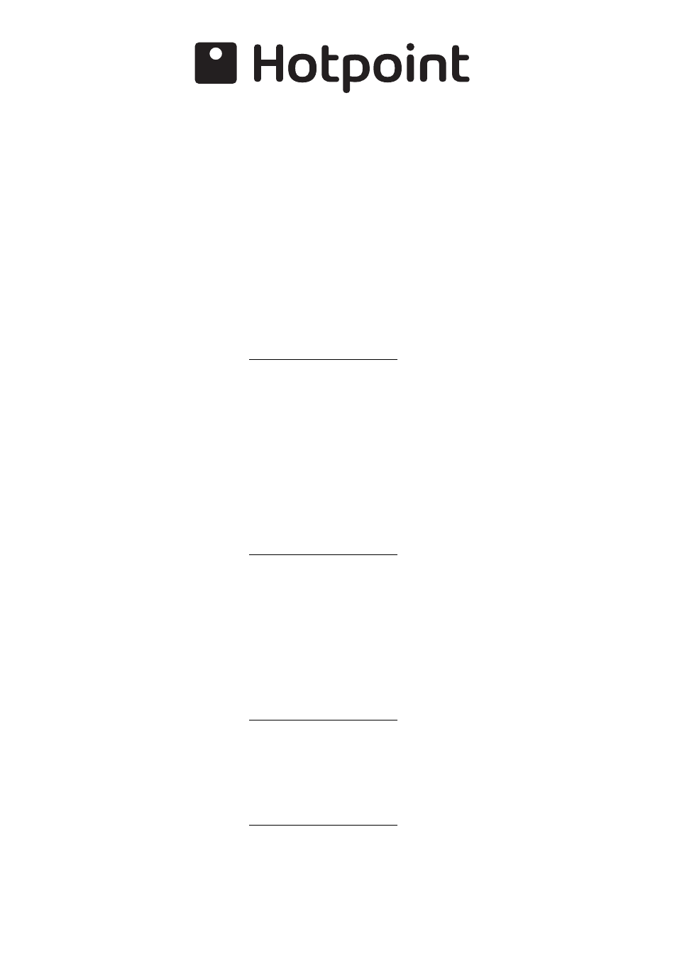 After sales service | Hotpoint SC 87EX User Manual | Page 15 / 20