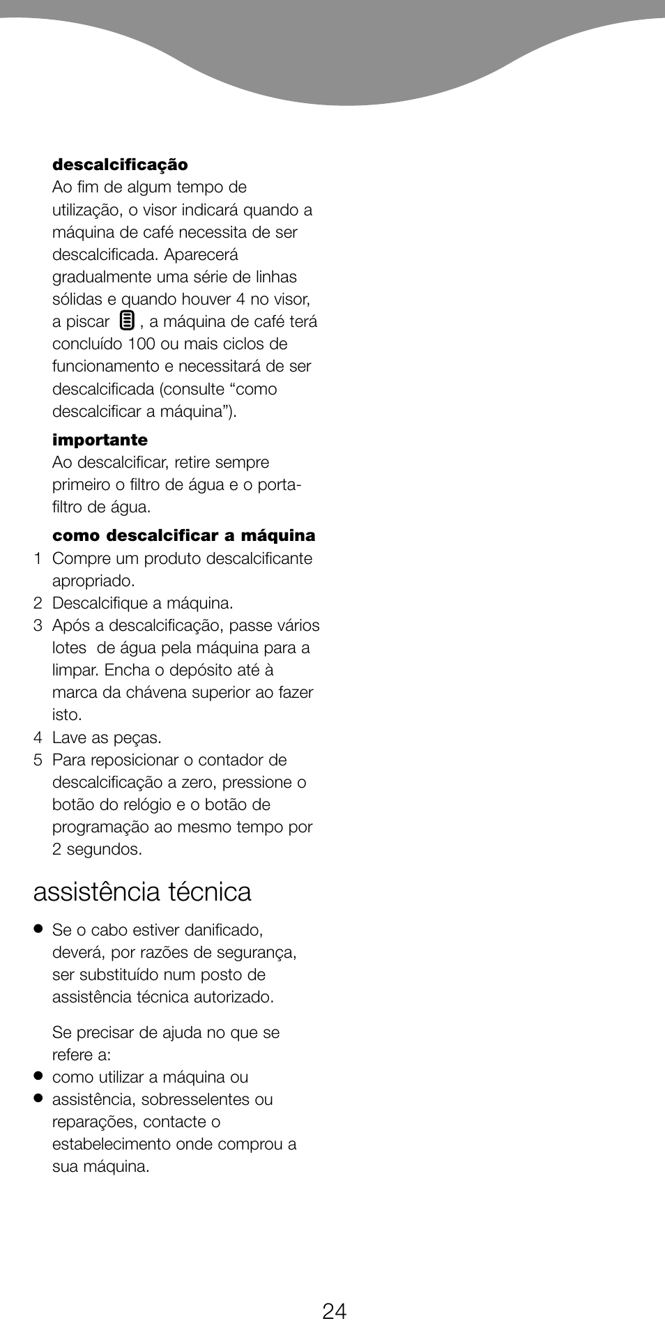 Assistência técnica | Kenwood CM470 series User Manual | Page 27 / 74