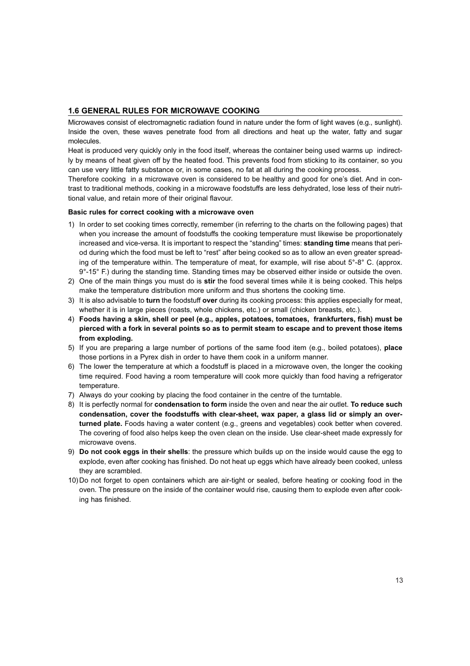 Hotpoint 6685X User Manual | Page 13 / 36
