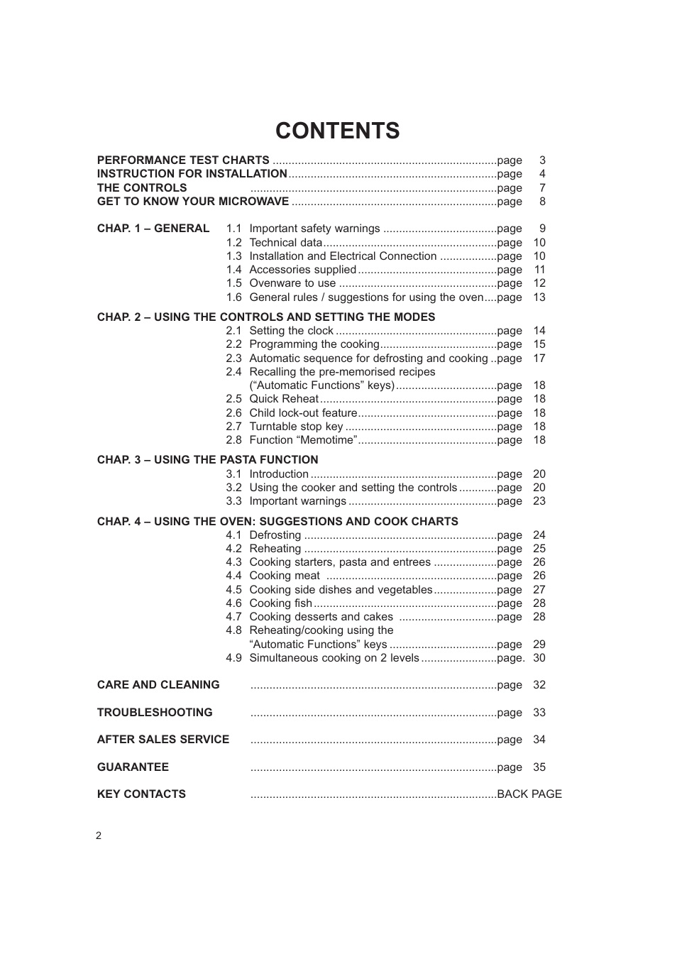 Hotpoint 6685X User Manual | Page 2 / 36