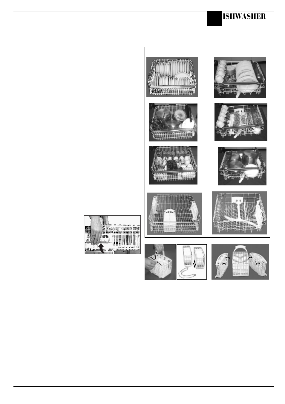 Loading your dishwasher, What can i wash, Ishwasher | Hotpoint BFT68 User Manual | Page 13 / 20