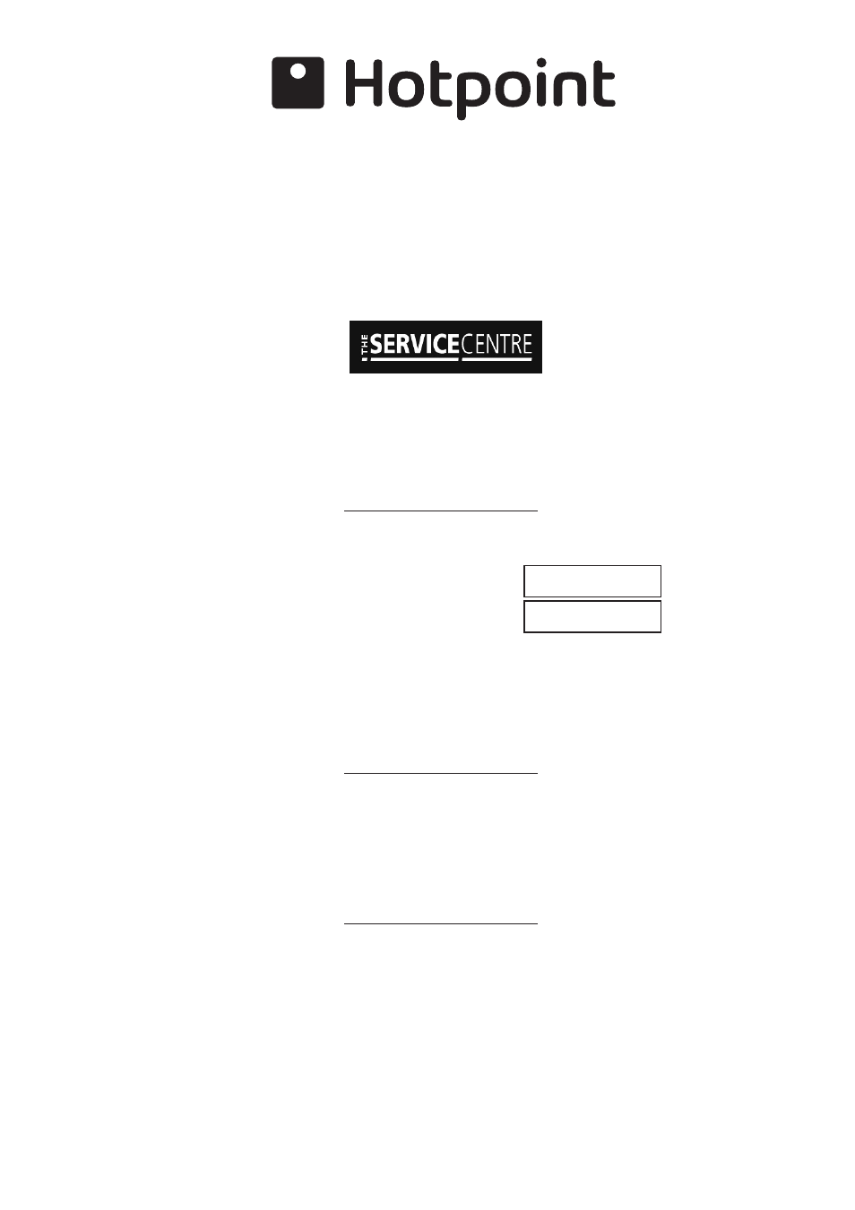 Key contacts, After sales service | Hotpoint EC6011 - EC6014 User Manual | Page 12 / 12