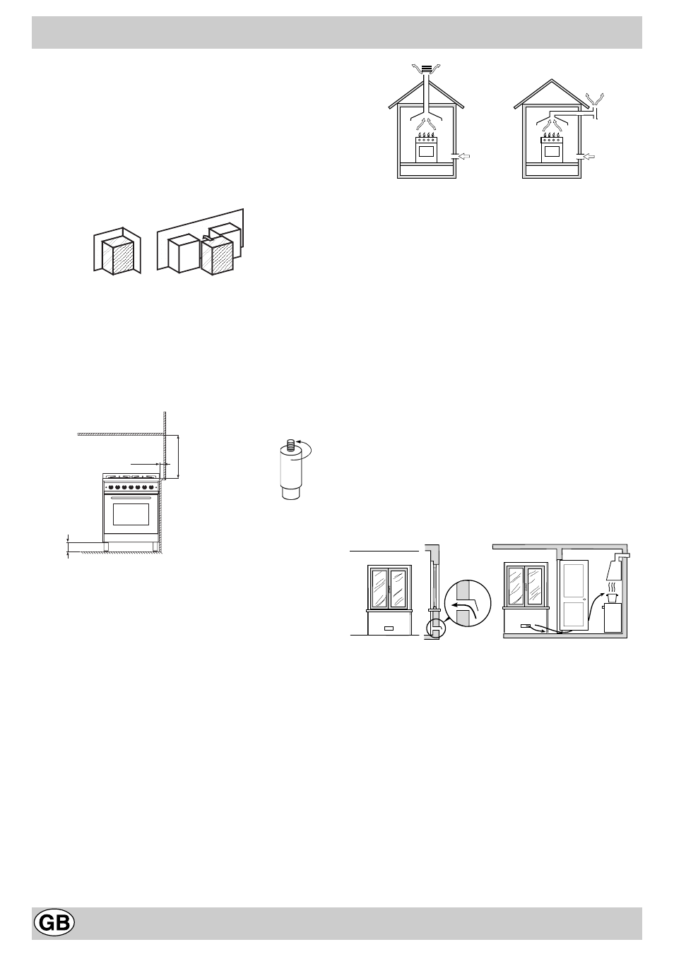 Installation | Hotpoint EG600X User Manual | Page 13 / 20