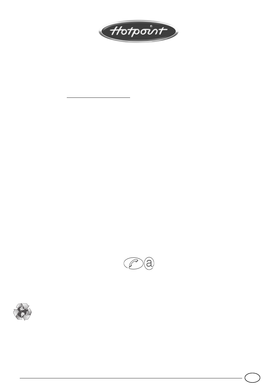 Guarantee, Recycling & disposal information | Hotpoint EG600X User Manual | Page 19 / 20