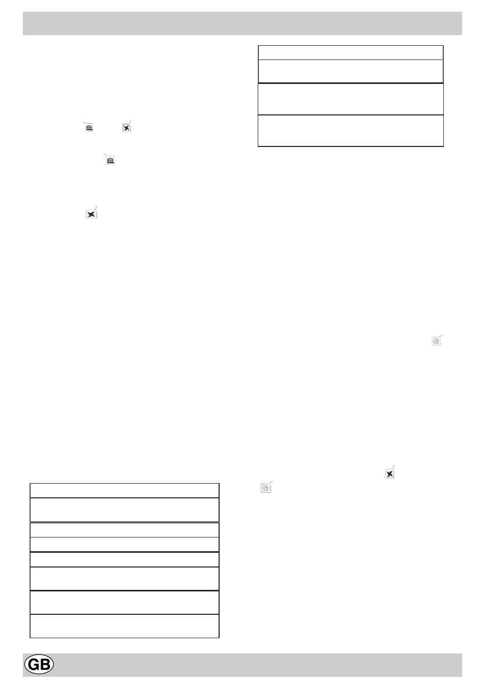 Cooking advice | Hotpoint EG600X User Manual | Page 9 / 20