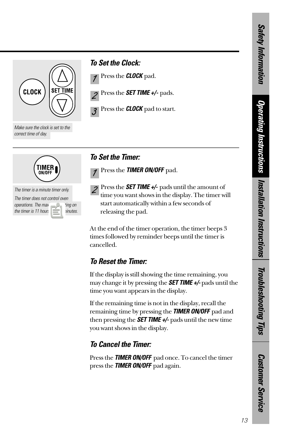 Hotpoint RB533 User Manual | Page 13 / 40