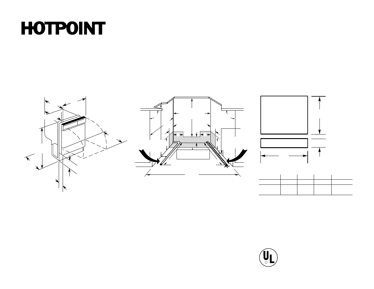 Hotpoint HDA2000ZAD User Manual | 2 pages