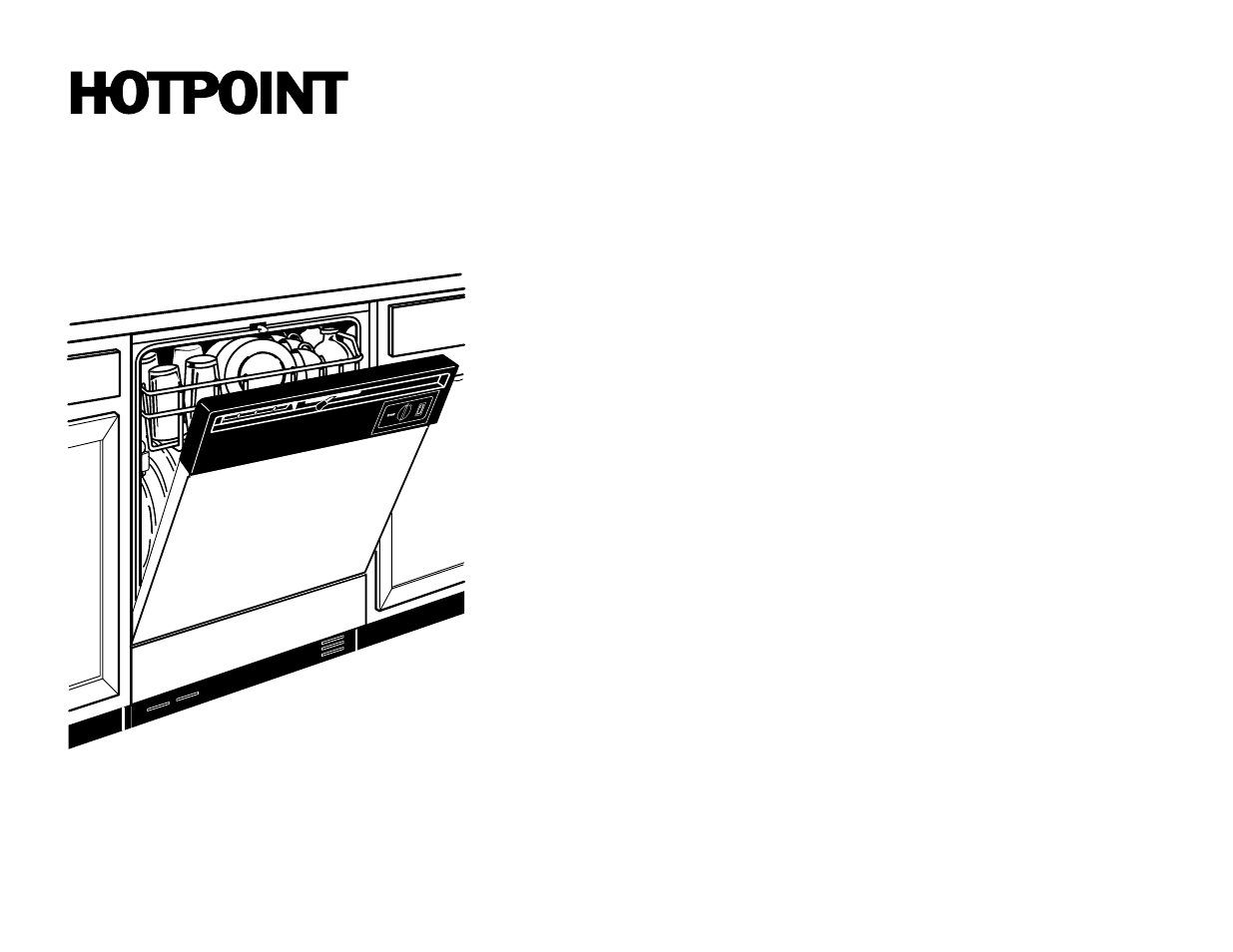 Hda2000zad—built-in dishwasher | Hotpoint HDA2000ZAD User Manual | Page 2 / 2